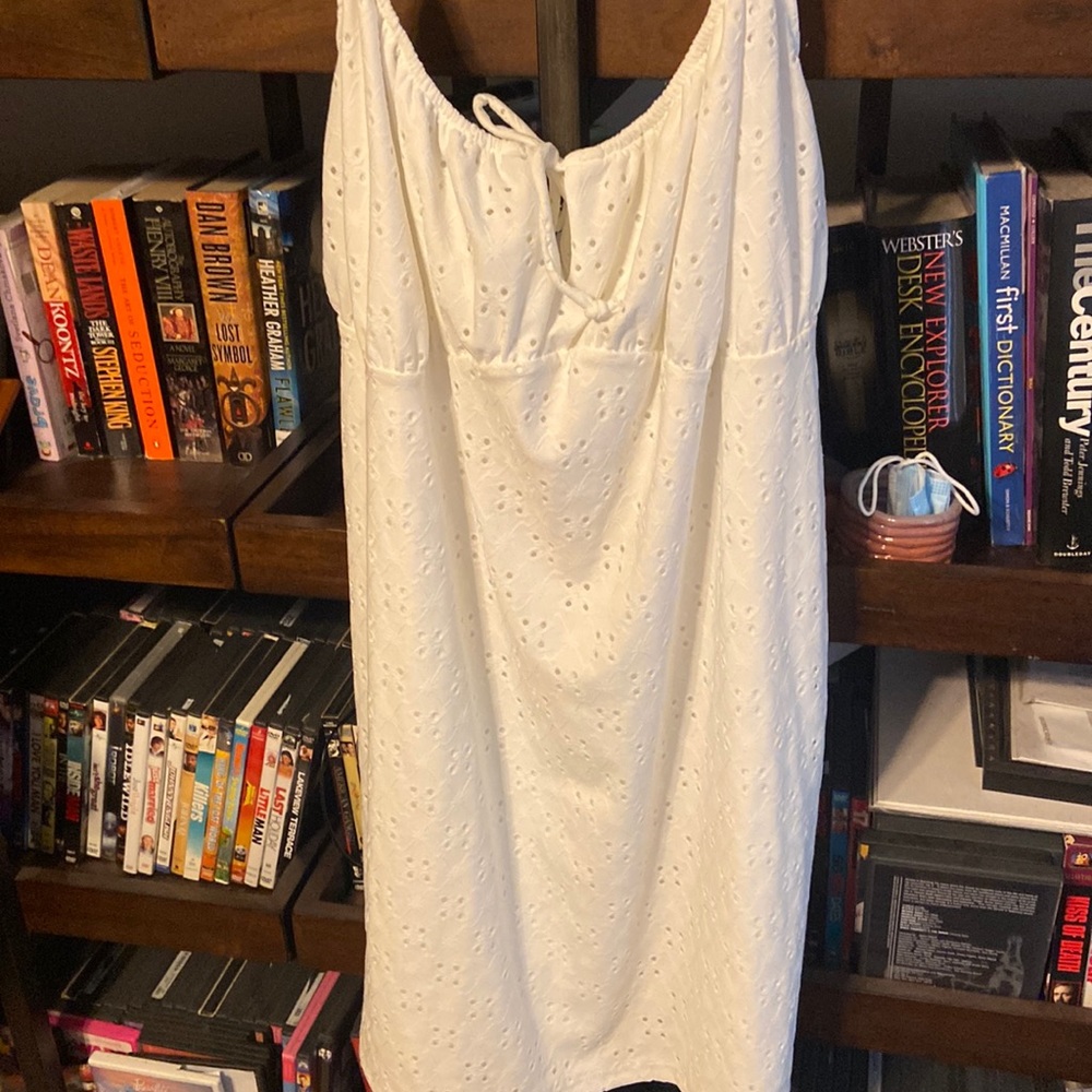 Basic white formal dress